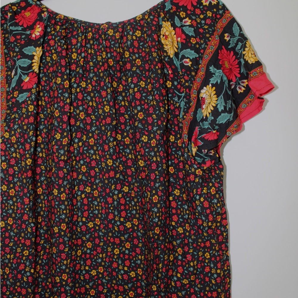 Multicolored Floral Blouse
